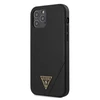 Telefono dėklas Guess GUHCP12MVSATMLBK Saffiano V Stitch Apple iPhone 12 / 12 Pro, juodas