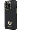 Dėklas Guess GUHCP13LM4DGPK iPhone 13 Pro | 13 6.1" juoda|juodas hardcase Silicone Logo Strass 4G