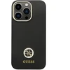 Dėklas Guess GUHCP13LM4DGPK iPhone 13 Pro | 13 6.1" juoda|juodas hardcase Silicone Logo Strass 4G