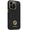Dėklas Guess GUHCP13LM4DGPK iPhone 13 Pro | 13 6.1" juoda|juodas hardcase Silicone Logo Strass 4G
