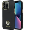 Dėklas Guess GUHCP13LM4DGPK iPhone 13 Pro | 13 6.1" juoda|juodas hardcase Silicone Logo Strass 4G