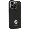 Dėklas GUESS GUHCP13XM4DGPK IPHONE 13 PRO MAX 6.7 "Juodas/Juodas HARDCASE SILICONE LOGO STRASS 4G