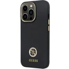 Dėklas GUESS GUHCP13XM4DGPK IPHONE 13 PRO MAX 6.7 "Juodas/Juodas HARDCASE SILICONE LOGO STRASS 4G