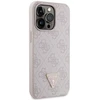 Apple iPhone 13 Pro Max Guess dėklas Crossbody 4G Metal Logo (GUHCP13XP4TDSCPP) rožinės spalvos