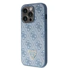 Apple iPhone 14 Pro Guess dėklas Crossbody 4G Metal Logo (GUHCP14LP4TDSCPB) mėlynos spalvos