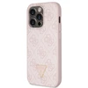 Apple iPhone 14 Pro Guess dėklas Crossbody 4G Metal Logo (GUHCP14LP4TDSCPP) rožinės spalvos