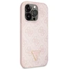 Apple iPhone 14 Pro Guess dėklas Crossbody 4G Metal Logo (GUHCP14LP4TDSCPP) rožinės spalvos