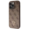 Apple iPhone 14 Pro Guess dėklas Crossbody 4G Metal Logo (GUHCP14LP4TDSCPW) rudos spalvos