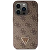 Apple iPhone 14 Pro Guess dėklas Crossbody 4G Metal Logo (GUHCP14LP4TDSCPW) rudos spalvos