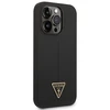 Guess GUHCP14LSLTGK Apple iPhone 14 Pro6,1" dėklas telefonui juodos spalvos hardcase Silicone Triangle