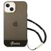 Dėklas Guess GUHCP14MHGCOHK iPhone 14 Plus 6,7" juoda juodas hardcase Translucent Pearl Strap