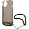 Dėklas Guess GUHCP14MHGCOHK iPhone 14 Plus 6,7" juoda juodas hardcase Translucent Pearl Strap