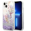 Dėklas Guess GUHCP14MLFLSU iPhone 14 Plus 6,7" violetinė violetinė hardcase Flower Liquid Glitter
