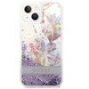 Dėklas Guess GUHCP14MLFLSU iPhone 14 Plus 6,7" violetinė violetinė hardcase Flower Liquid Glitter