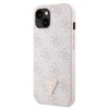 Apple iPhone 14 Pro Max Guess dėklas Crossbody 4G Metal Logo (GUHCP14XP4TDSCPP) rožinės spalvos