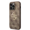 Dėklas GUESS GUHCP15L4L4GBBB IPHONE 15 PRO 6.1 "BRONZE/BROWN HARDCASE 4G BIG METAL LOGO