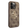 Dėklas GUESS GUHCP15L4L4GBBB IPHONE 15 PRO 6.1 "BRONZE/BROWN HARDCASE 4G BIG METAL LOGO