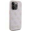 Dėklas GUESS GUHCP15LG4GFPI IPHONE 15 PRO 6.1 "Rožinis/Rožinis HARD CASE 4G METAL GOLD LOGO