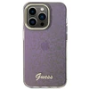 Apple iPhone 15 Pro Guess dėklas IML Faceted Mirror Disco Iridescent (GUHCP15LHDECMP) rožinės spalvos