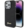 Dėklas GUESS GUHCP15LPMSDGSK IPHONE 15 PRO 6.1 "Juodas/Juodas HARDCASE DISCO METAL SCRIPT