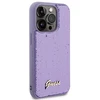Apple iPhone 15 Pro Guess dėklas Sequin Script Metal (GUHCP15LPSFDGSU) violetinės spalvos