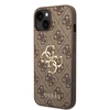 Dėklas GUESS GUHCP15S4GBBB IPHONE 15/14/13 6.1 "BRONZE / BROWN HARDCASE 4G BIG METAL LOGO