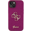 Apple iPhone 15 Guess dėklas Glitter Script Big 4G (Guhcp15shg4sgu) violetinės spalvos