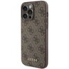 Dėklas GUESS GUHCP15XG4GFBR IPHONE 15 PRO MAX 6.7 "BRONZE/BROWN HARD CASE 4G METAL GOLD LOGO