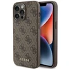 Dėklas GUESS GUHCP15XG4GFBR IPHONE 15 PRO MAX 6.7 "BRONZE/BROWN HARD CASE 4G METAL GOLD LOGO