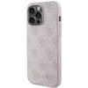 Dėklas GUESS GUHCP15XG4GFPI IPHONE 15 PRO MAX 6.7 "Rožinis/Rožinis HARD CASE 4G METAL GOLD LOGO