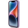 Guess Leather 4G Stamped Apple iPhone 15 Pro Max - dėklas telefonui violetinės spalvos