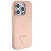 Dėklas Guess GUHCP15XPCRTHCP iPhone 15 Pro Max rožinė pink hardcase Croco Triangle Metal Logo