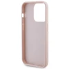 Dėklas GUESS GUHCP15XPSQSQSP IPHONE 15 PRO MAX 6.7 "Rožinis/Rožinis HARDCASE QUILTED METAL LOGO