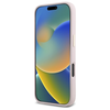 Guess GUHCP16LM4DGPP Apple iPhone 16 Pro 6.3" dėklas telefonui rožinės spalvos Silikoninis Logo Strass 4G