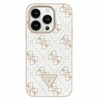Guess New 4G Triangle Apple iPhone 16 Pro - dėklas telefonui baltos spalvos