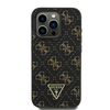 Guess New 4G Triangle Case Apple iPhone 16 6.1" - dėklas telefonui juodos spalvos