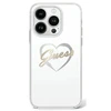 Guess IML Heart Apple iPhone 16 Pro Max - dėklas telefonui skaidrus