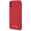 Guess GUHCPXLSGLRE iPhone X/Xs raudonas/raudonas kietas silikoninis dėklas