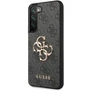 Samsung Galaxy S23 Guess dėklas 4G Big Metal Logo (GUHCS23S4GMGGR) pilkos spalvos