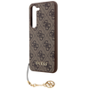 Dėklas GUESS GUHCS23SGF4GBB S23 S911 BRONZE/BROWN HARDCASE 4G CHARMS COLLECTION