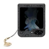 Samsung Galaxy Z Flip 5 Guess Dėklas 4G Charms Collection (GUHCZF5GF4GGR) pilkos spalvos