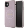 Dėklas GUESS GUHMN61PSAHMCP IPHONE 11 / XR 6.1 "Rožinis / Rožinis HARDCASE SAFFIANO MAGSAFE