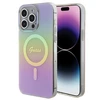Guess IML Iridescent MagSafe dėklas iPhone 15 Pro - rožinis