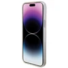 Guess IML Iridescent MagSafe dėklas iPhone 15 Pro - rožinis