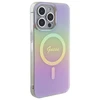Guess IML Iridescent MagSafe dėklas iPhone 15 Pro - rožinis