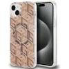 Dėklas Guess GUHMP15MHGCUSTGW iPhone 15 Plus | 14 Plus 6.7" ruda|ruda hardcase IML GCube MagSafe