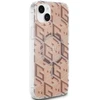 Dėklas Guess GUHMP15MHGCUSTGW iPhone 15 Plus | 14 Plus 6.7" ruda|ruda hardcase IML GCube MagSafe