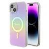 Dėklas Guess IML Iridescent MagSafe - Apple iPhone 15 Case Rožinė