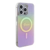 „Guess“ GUHMP15XHITSP iPhone 15 Pro Max 6.7" rausvas/rožinis kietas dėklas IML Iridescent MagSafe