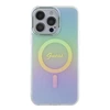 Dėklas GUESS GUHMP15XHITSQ IPHONE 15 PRO MAX TURQUOISE / TURQUOISE HARDCASE IML IRIDESCENT MAGSAFE